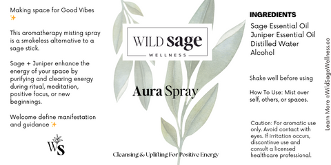 Aura Cleansing Essential Oil Mist Spray 1.7 oz – Earthly Essentials By Ciara